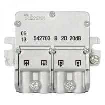 Televes Mini-Derivatore EasyF 2D 5...2400MHz 21dB 542703