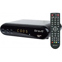 Bravo Decoder Digitale Terrestre Full HD 1080p - DVB-T2 - Con Porta Ethernet
