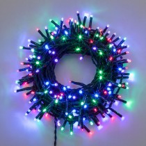 LOTTI Catena TL24V 180 LED Multi Color Controller 8G 24V Esterno Cavo Verde 20m