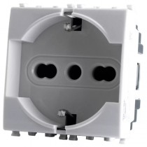 Mapam Compatibile Presa Universale - Shuko VIMAR PLANA Colore Bianco 14210