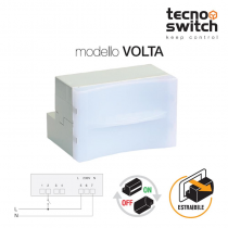 tecnoswitch lampada emergenza led  da incasso estraibile COD. LA108EM