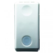 PULSANTE UNIPOLARE LUMINOSO - NA - 1 MODULO -  Gewiss System WHITE