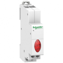 indicatore presenza rete  trifase led rosso cod. A9E18327
