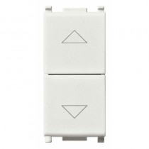 Due Pulsanti Interbloccabili VIMAR PLANA 1P NO+NO10A Bianco 14062