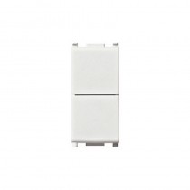Due Pulsanti Indipendenti Vimar Plana 1P NO+NO10A Bianco 14066